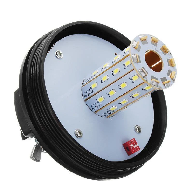 40 LED rotierendes blinkendes bernsteinfarbenes Leuchtfeuer flexibles Traktorwarnlicht Verkehrssicherheit
