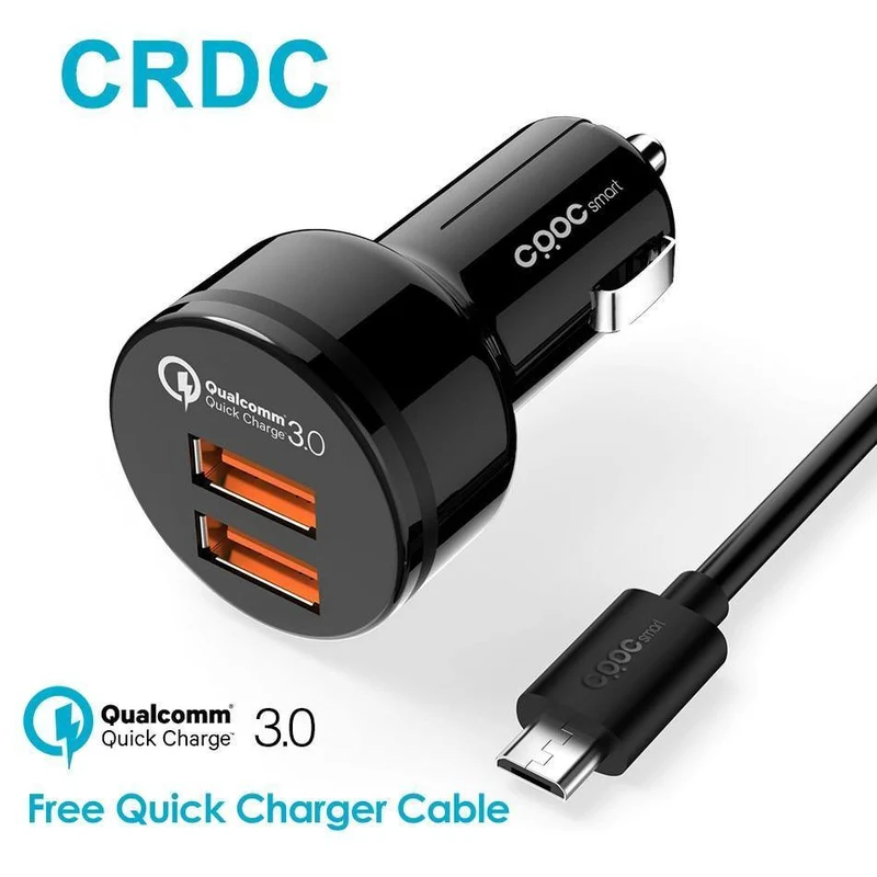 Autoladegerät Quick Charge 3.0 Dual QC 3.0 USB-Autotelefonladegerät für Xiaomi mi5 iPhone 7 Samsung Galaxy S8 7 6 LG Huawei usw