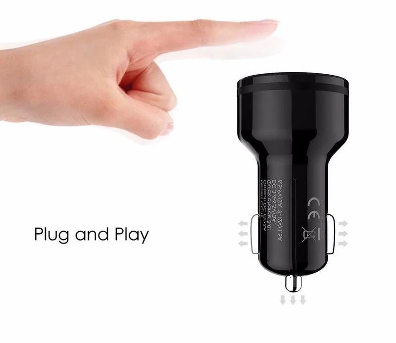 Autoladegerät Quick Charge 3.0 Dual QC 3.0 USB-Autotelefonladegerät für Xiaomi mi5 iPhone 7 Samsung Galaxy S8 7 6 LG Huawei usw