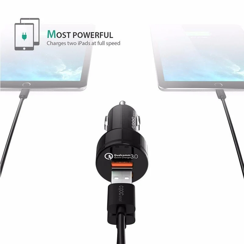 Autoladegerät Quick Charge 3.0 Dual QC 3.0 USB-Autotelefonladegerät für Xiaomi mi5 iPhone 7 Samsung Galaxy S8 7 6 LG Huawei usw