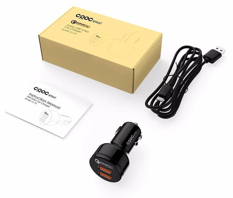 Autoladegerät Quick Charge 3.0 Dual QC 3.0 USB-Autotelefonladegerät für Xiaomi mi5 iPhone 7 Samsung Galaxy S8 7 6 LG Huawei usw
