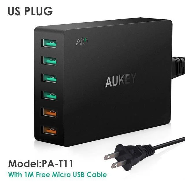Quick Charge 3.0 Handy-Ladegerät USB-Wandladegerät Schnellladung für iPhone X 8 7 Samsung S8 Xiaomi Tablet Power Bank
