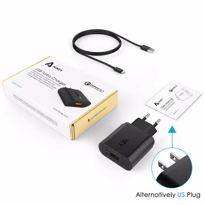 Quick Charge 3.0 Handy-Ladegerät USB-Wandladegerät Schnellladung für iPhone X 8 7 Samsung S8 Xiaomi Tablet Power Bank