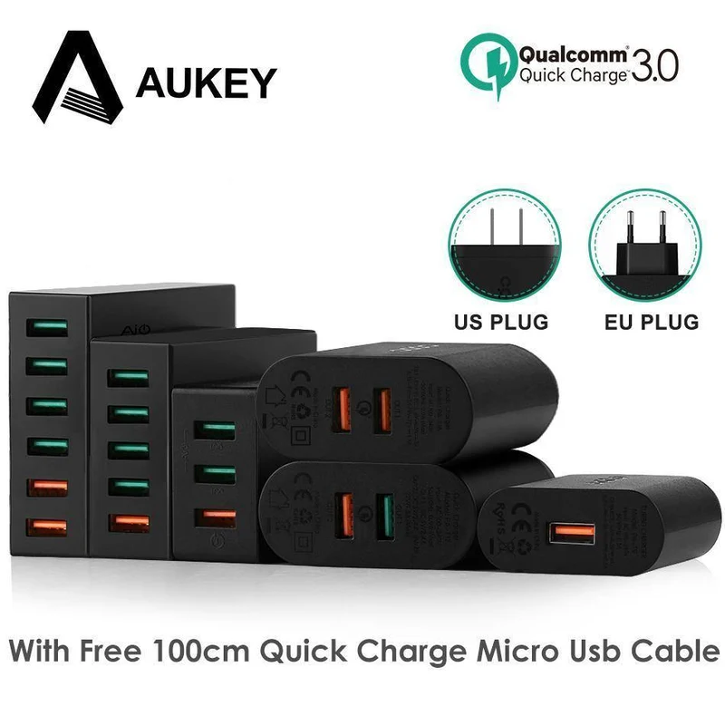 Quick Charge 3.0 Handy-Ladegerät USB-Wandladegerät Schnellladung für iPhone X 8 7 Samsung S8 Xiaomi Tablet Power Bank