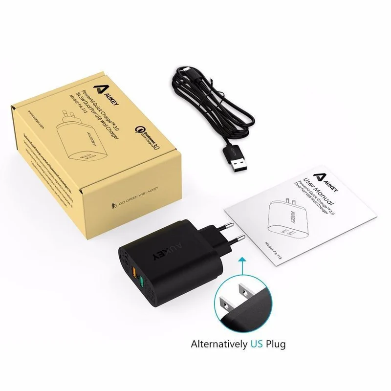 Quick Charge 3.0 Handy-Ladegerät USB-Wandladegerät Schnellladung für iPhone X 8 7 Samsung S8 Xiaomi Tablet Power Bank