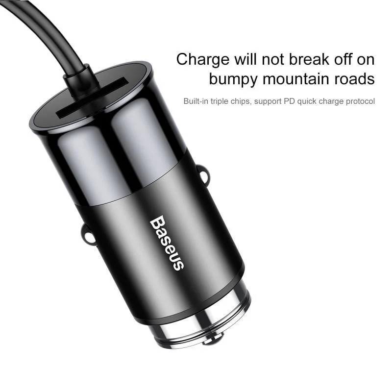 4 USB-Multifunktions-Autoladegerät mit 5.5 A und 4 Anschlüssen, schneller Autoladegerät-Adapter für iPhone, Samsung, Xiaomi, Handy-Ladegerät