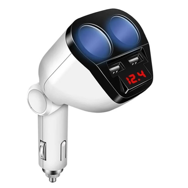 5V 3.4A Dual USB Autoladegerät 120W Zigarettenanzünder Netzteil für Samsung Galaxy s8 iPhone 7 8 X Telefonladegerät