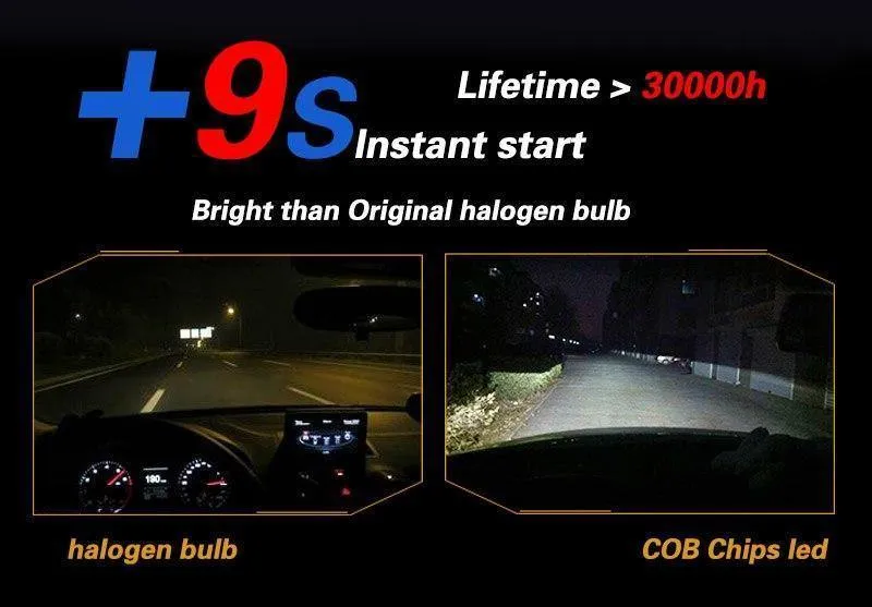 1 satz H7 LED H1 H4 H11 Auto Scheinwerfer Birne H3 HB4 H8 HB3 9005 9006 LED Nebel Lichter 72 W 8000LM 6500 K Auto Auto Licht