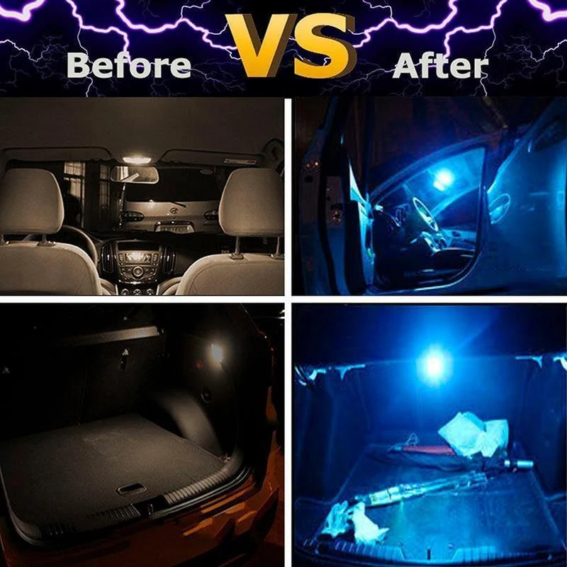 10x T10 LED W5W LED Canbus Autolampe 12V 3014 24SMD Innenraumbeleuchtung 194 168 Glühlampe Weiß Blau Rot Gelb Kein Fehler