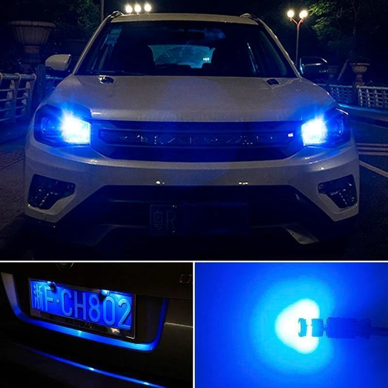 10x T10 LED W5W LED Canbus Autolampe 12V 3014 24SMD Innenraumbeleuchtung 194 168 Glühlampe Weiß Blau Rot Gelb Kein Fehler
