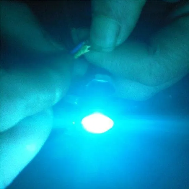 10pcs 12V Ultradünnes 18mm 23mm Auto LED Tagfahrlicht Eagle Eye Lampe leuchtet rot blau gelb weiß