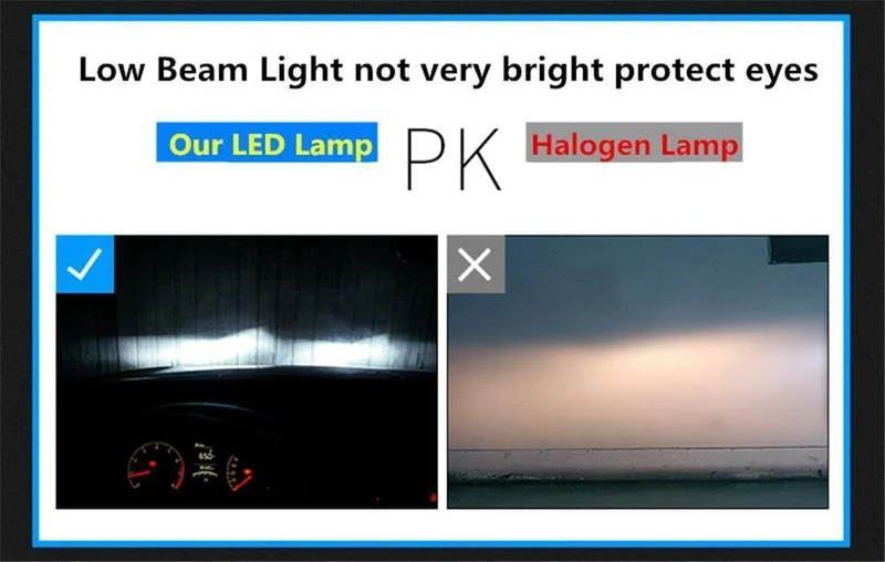 360W 32000LM 4-seitiger COB Hi / Lo Beam Autolicht LED Scheinwerfer H11 H7 H4 9005 HB3 9006 HB4 9007 H13 Canbus Glühbirne für Audi