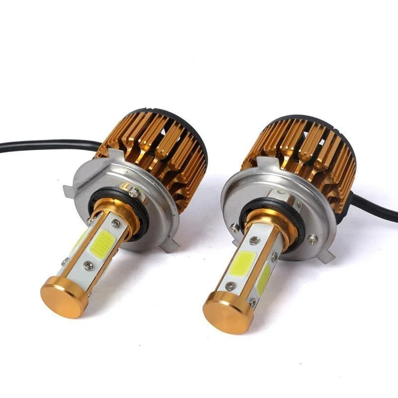 360W 32000LM 4-seitiger COB Hi / Lo Beam Autolicht LED Scheinwerfer H11 H7 H4 9005 HB3 9006 HB4 9007 H13 Canbus Glühbirne für Audi