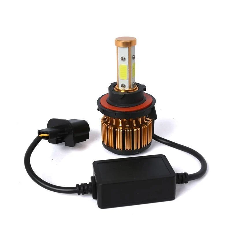 360W 32000LM 4-seitiger COB Hi / Lo Beam Autolicht LED Scheinwerfer H11 H7 H4 9005 HB3 9006 HB4 9007 H13 Canbus Glühbirne für Audi