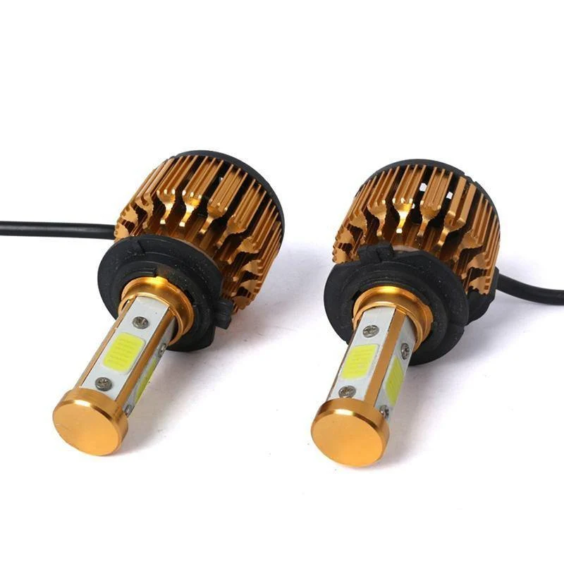 360W 32000LM 4-seitiger COB Hi / Lo Beam Autolicht LED Scheinwerfer H11 H7 H4 9005 HB3 9006 HB4 9007 H13 Canbus Glühbirne für Audi