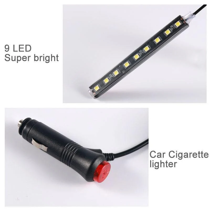4pcs / 2pcs Auto LED-Licht RDL 5050SMD Dekorative Lampe Auto Licht Auto Innenbeleuchtung Auto Styling 12V