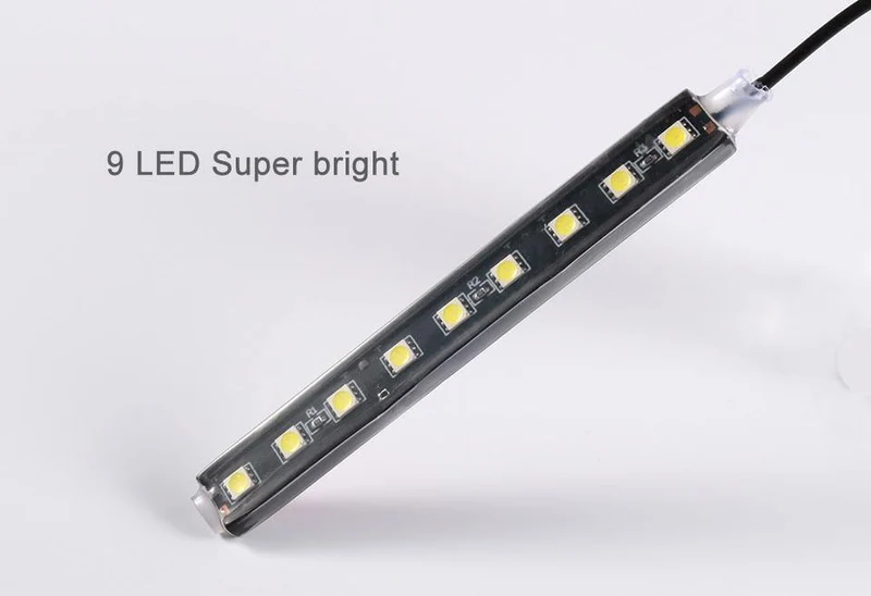 4pcs / 2pcs Auto LED-Licht RDL 5050SMD Dekorative Lampe Auto Licht Auto Innenbeleuchtung Auto Styling 12V