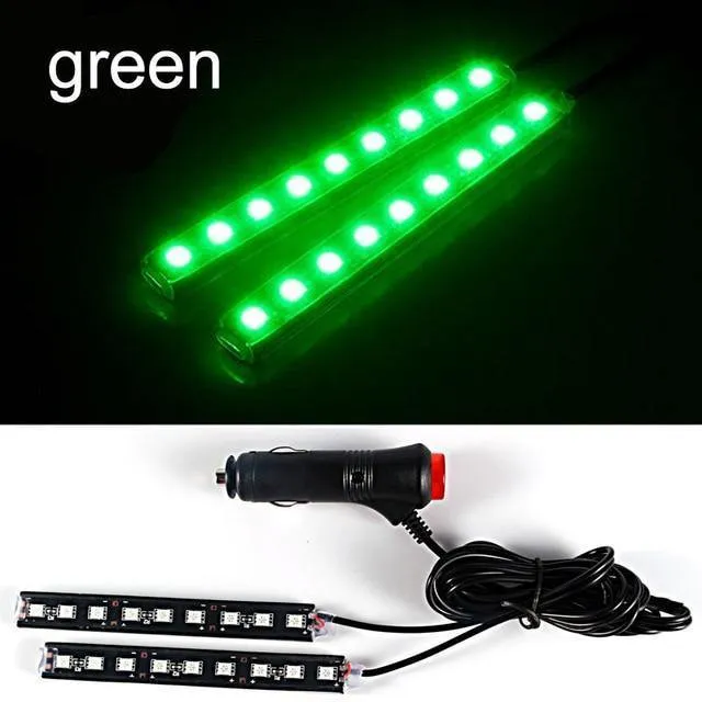 4pcs / 2pcs Auto LED-Licht RDL 5050SMD Dekorative Lampe Auto Licht Auto Innenbeleuchtung Auto Styling 12V