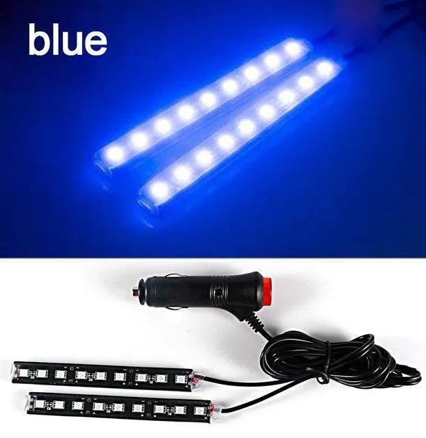 4pcs / 2pcs Auto LED-Licht RDL 5050SMD Dekorative Lampe Auto Licht Auto Innenbeleuchtung Auto Styling 12V