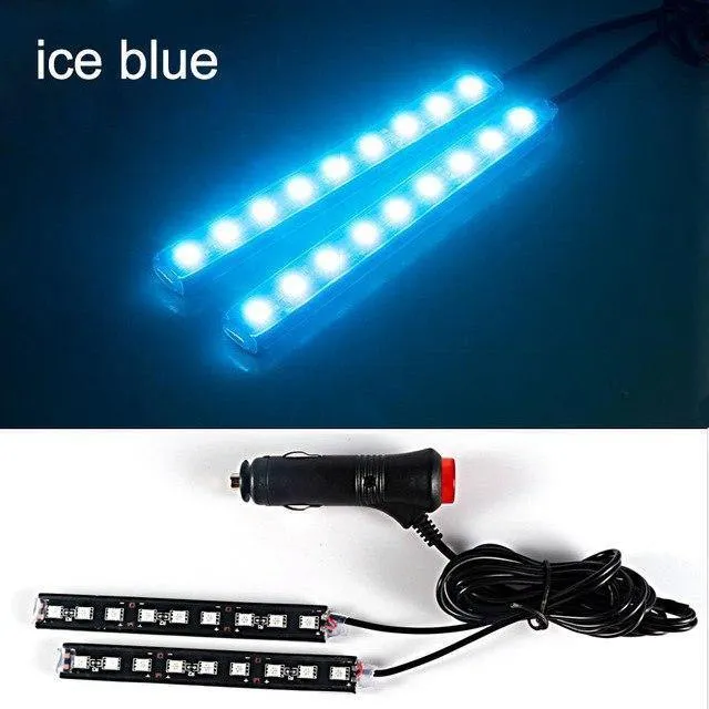 4pcs / 2pcs Auto LED-Licht RDL 5050SMD Dekorative Lampe Auto Licht Auto Innenbeleuchtung Auto Styling 12V