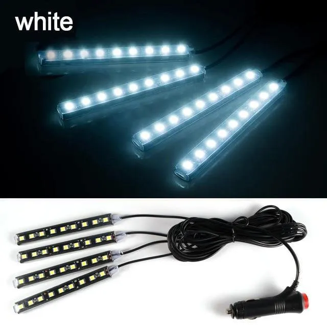 4pcs / 2pcs Auto LED-Licht RDL 5050SMD Dekorative Lampe Auto Licht Auto Innenbeleuchtung Auto Styling 12V