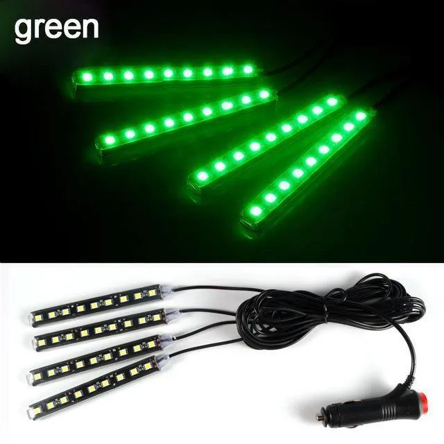 4pcs / 2pcs Auto LED-Licht RDL 5050SMD Dekorative Lampe Auto Licht Auto Innenbeleuchtung Auto Styling 12V