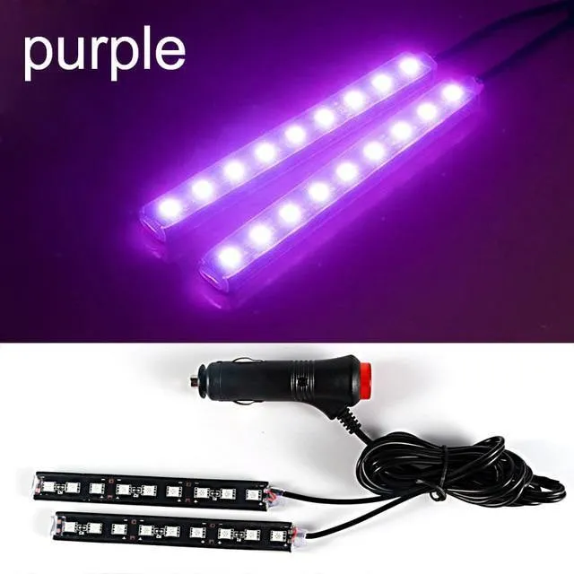4pcs / 2pcs Auto LED-Licht RDL 5050SMD Dekorative Lampe Auto Licht Auto Innenbeleuchtung Auto Styling 12V