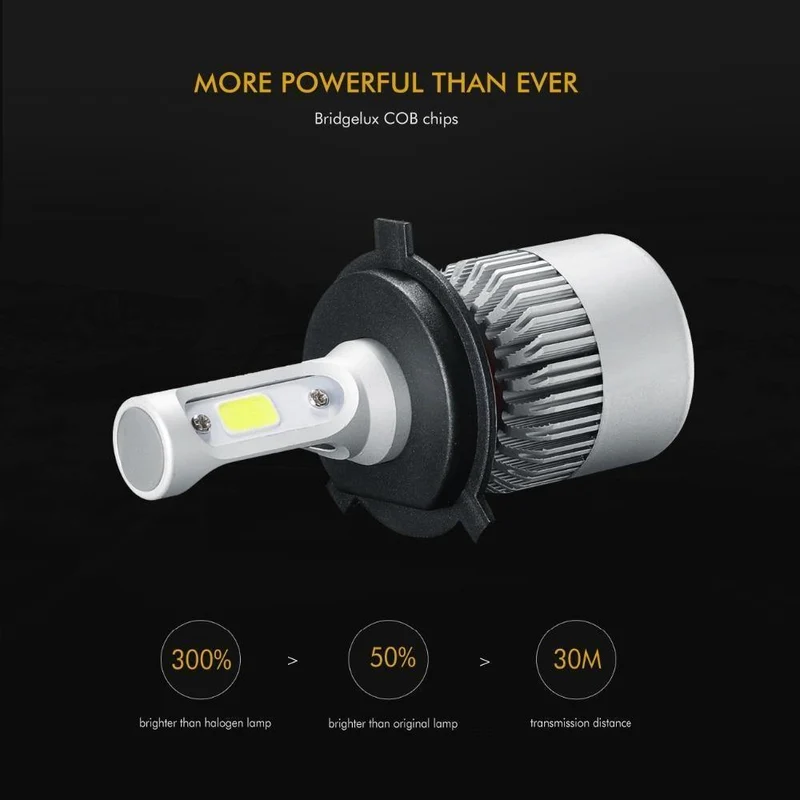 H4 H7 H11 9005 9006 H1 COB Auto LED Scheinwerfer Lampen Hallo-Lo Strahl 72W 8000LM 6500K/4300K ​​Auto Led Scheinwerfer Auto Licht 12v 24v