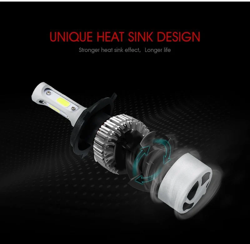 H4 H7 H11 9005 9006 H1 COB Auto LED Scheinwerfer Lampen Hallo-Lo Strahl 72W 8000LM 6500K/4300K ​​Auto Led Scheinwerfer Auto Licht 12v 24v
