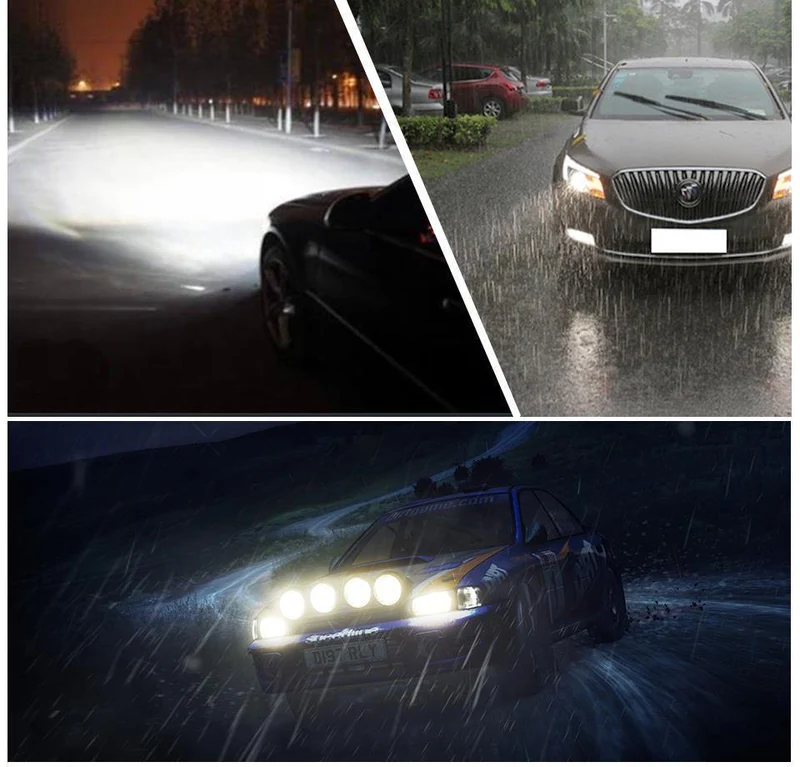 LED 4300K ​​S2 H4 H7 H1 COB LED Scheinwerfer Lampen H11 H13 12V 9005 9006 H3 9004 9007 9012 72W 8000LM Auto LED lampe 3000K 8000K 6500K