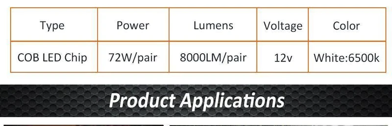 LED 4300K ​​S2 H4 H7 H1 COB LED Scheinwerfer Lampen H11 H13 12V 9005 9006 H3 9004 9007 9012 72W 8000LM Auto LED lampe 3000K 8000K 6500K