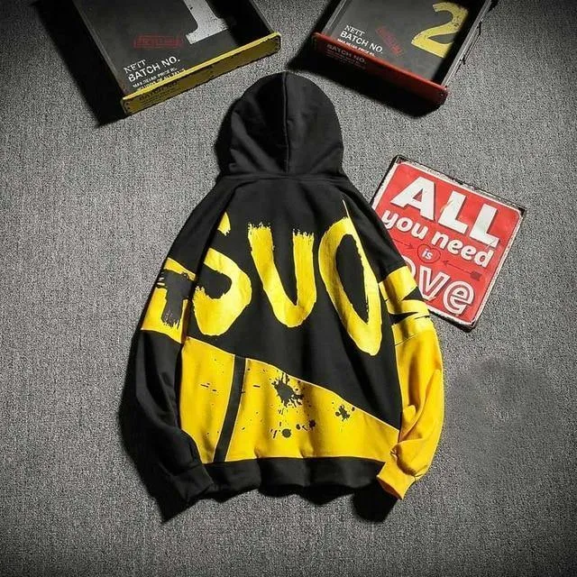 Hoodie Männer Hip hop Übergroßen Mode Marke Mit Kapuze Sweatshirt pullover Streetwear Hoodie Männer Hoodies Sweatshirts 5XL