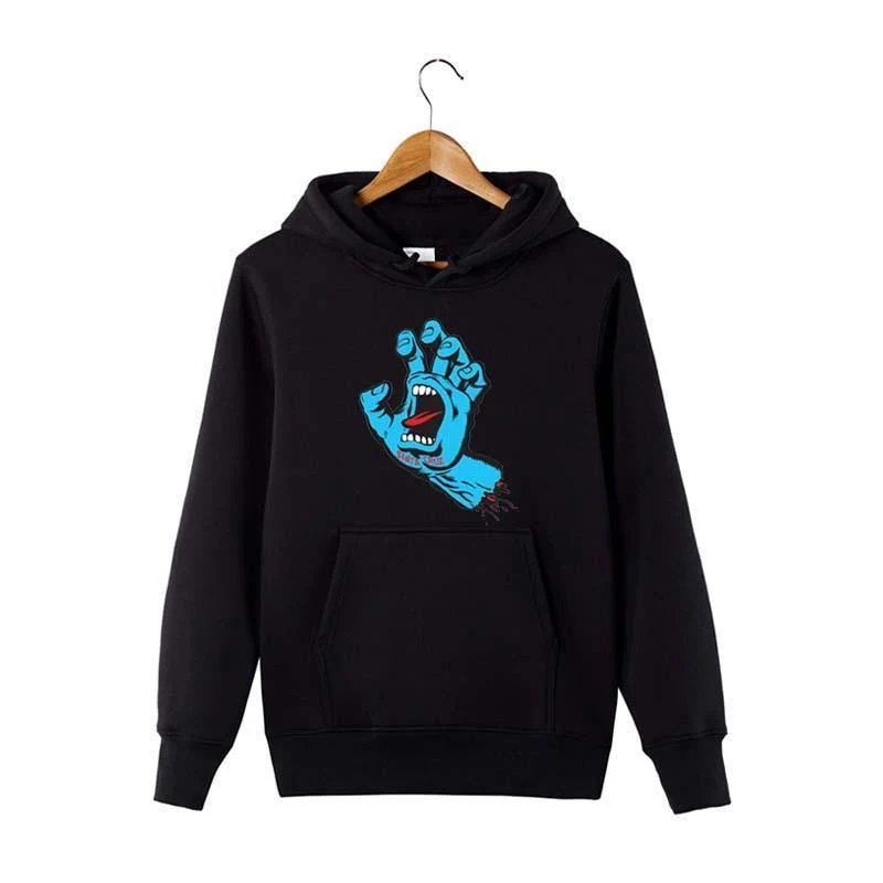 Herbst und Winter Hoodies Männer Santacruz Mode Druck Hoodie Sweatshirt Baumwolle Langarm Fleece Männer Hoodie