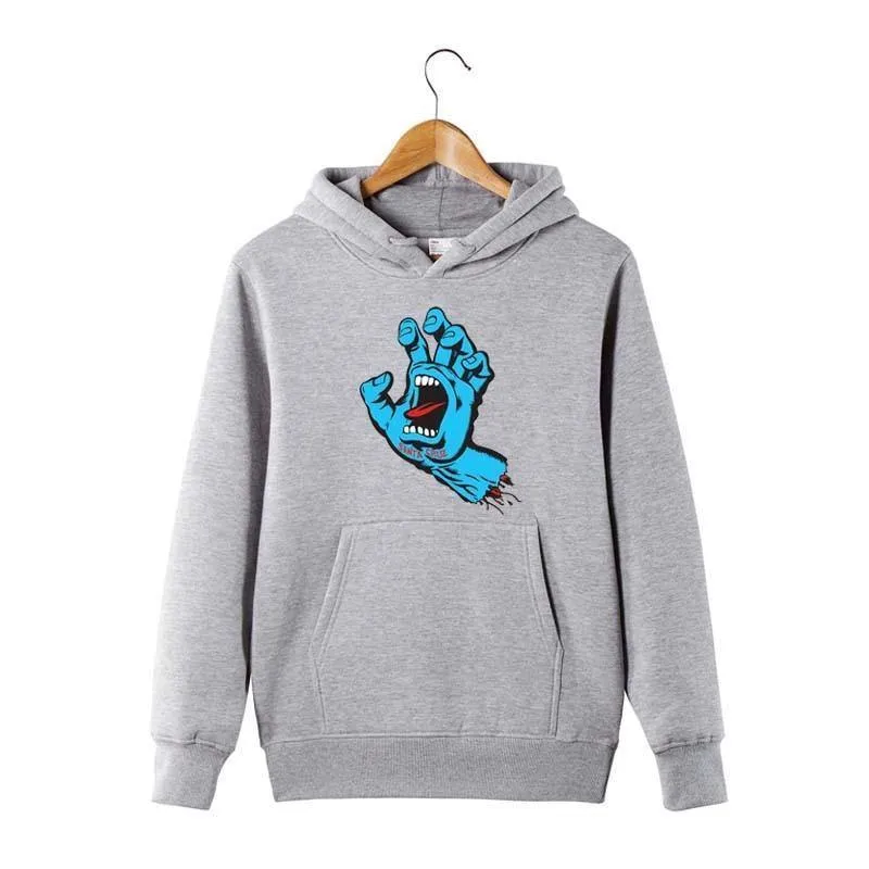 Herbst und Winter Hoodies Männer Santacruz Mode Druck Hoodie Sweatshirt Baumwolle Langarm Fleece Männer Hoodie