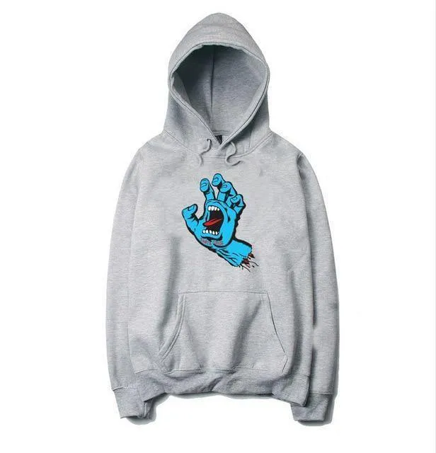 Herbst und Winter Hoodies Männer Santacruz Mode Druck Hoodie Sweatshirt Baumwolle Langarm Fleece Männer Hoodie