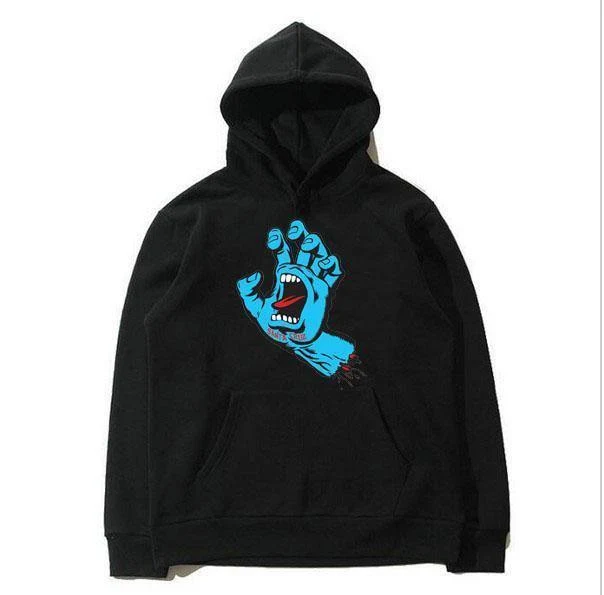 Herbst und Winter Hoodies Männer Santacruz Mode Druck Hoodie Sweatshirt Baumwolle Langarm Fleece Männer Hoodie