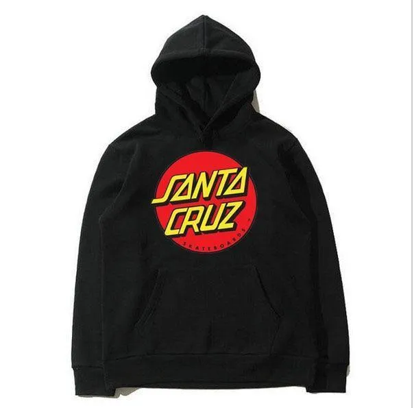 Herbst und Winter Hoodies Männer Santacruz Mode Druck Hoodie Sweatshirt Baumwolle Langarm Fleece Männer Hoodie