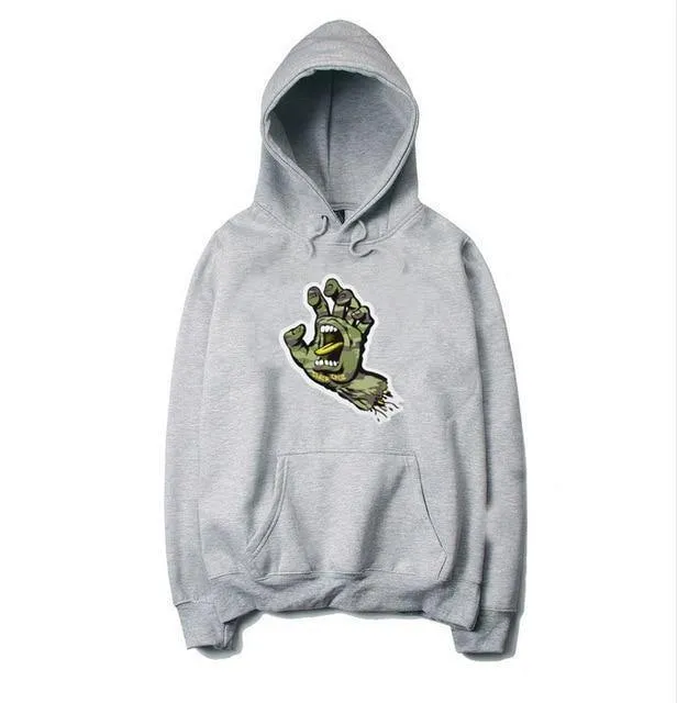 Herbst und Winter Hoodies Männer Santacruz Mode Druck Hoodie Sweatshirt Baumwolle Langarm Fleece Männer Hoodie