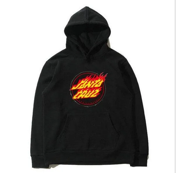 Herbst und Winter Hoodies Männer Santacruz Mode Druck Hoodie Sweatshirt Baumwolle Langarm Fleece Männer Hoodie