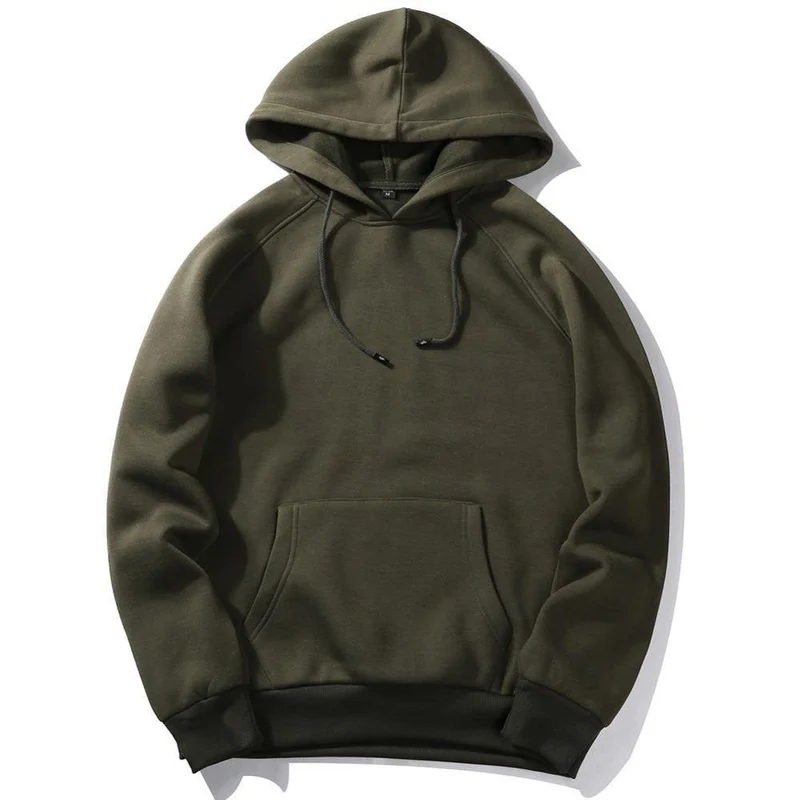 USA GRÖSSE Mode Farbe Hoodies Männer dicke Kleidung Winter Sweatshirts Männer Hip Hop Streetwear