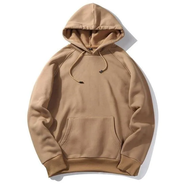 USA GRÖSSE Mode Farbe Hoodies Männer dicke Kleidung Winter Sweatshirts Männer Hip Hop Streetwear