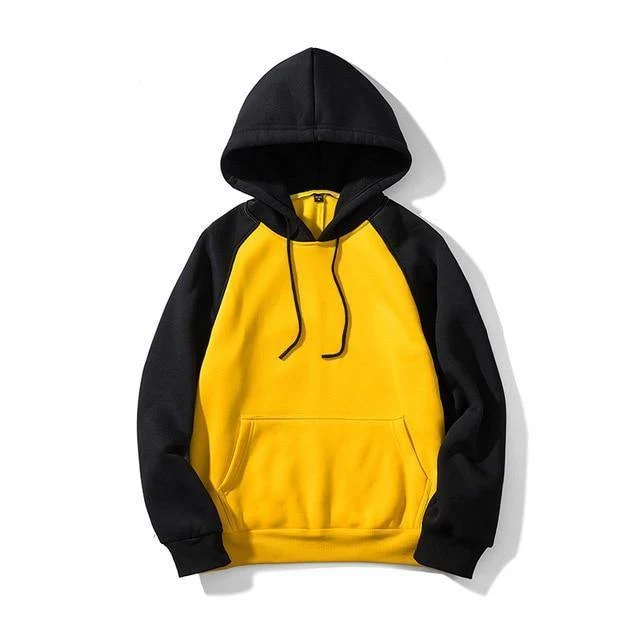 USA GRÖSSE Mode Farbe Hoodies Männer dicke Kleidung Winter Sweatshirts Männer Hip Hop Streetwear