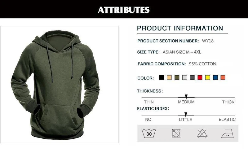 USA GRÖSSE Mode Farbe Hoodies Männer dicke Kleidung Winter Sweatshirts Männer Hip Hop Streetwear