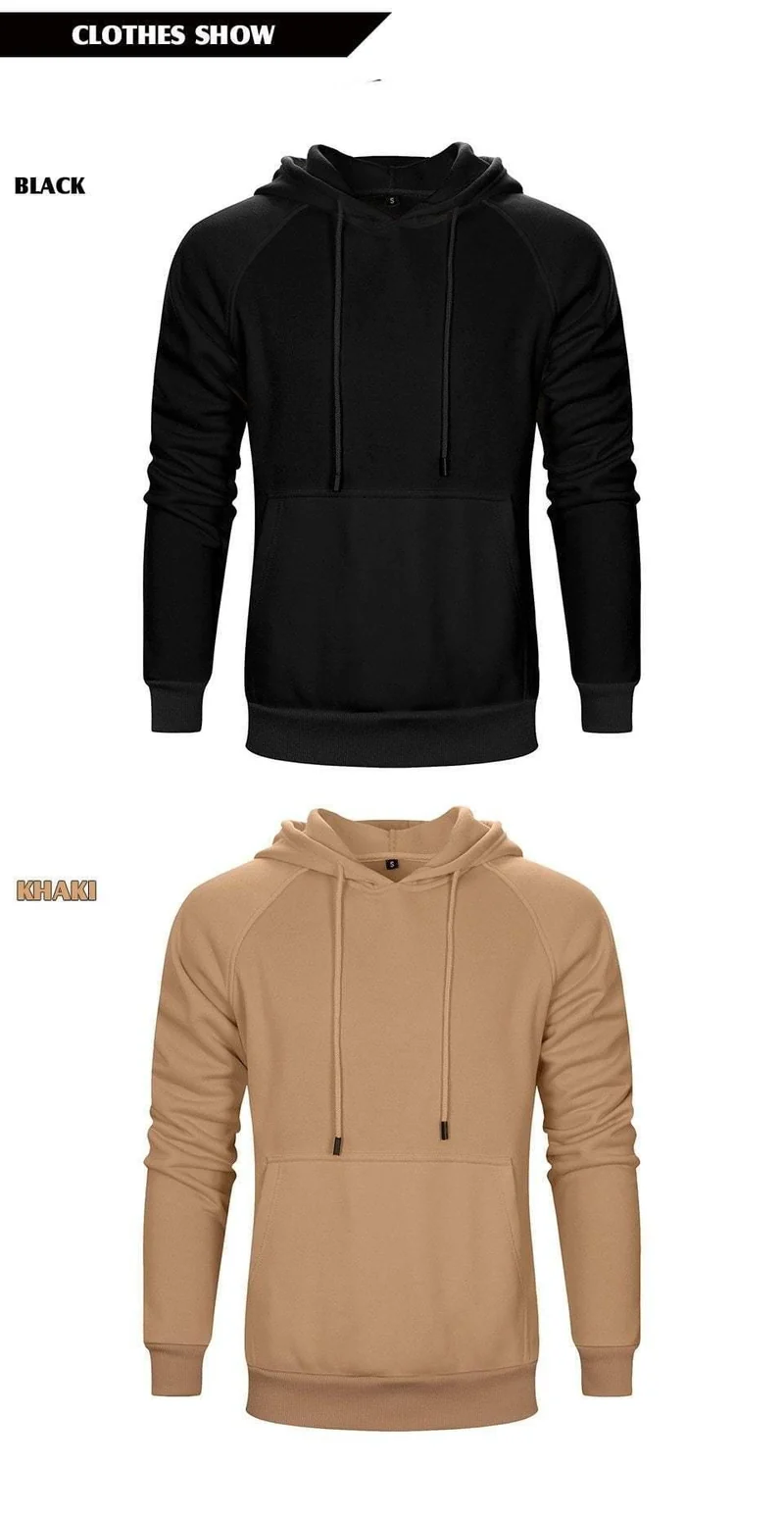 USA GRÖSSE Mode Farbe Hoodies Männer dicke Kleidung Winter Sweatshirts Männer Hip Hop Streetwear