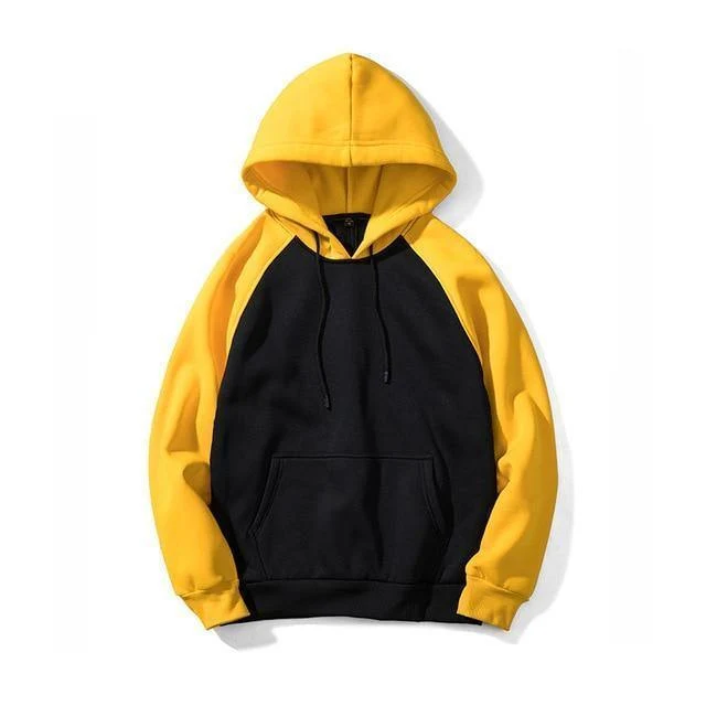 USA GRÖSSE Mode Farbe Hoodies Männer dicke Kleidung Winter Sweatshirts Männer Hip Hop Streetwear