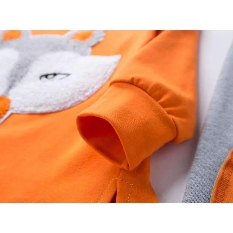 Teenager Mädchen Kleidung Sets Herbst Winter Mädchen Kleidung Set Fuchs T-Shirt + Hosen 2pcs Kinder Mädchen Sport Anzug Kinder Kleidung