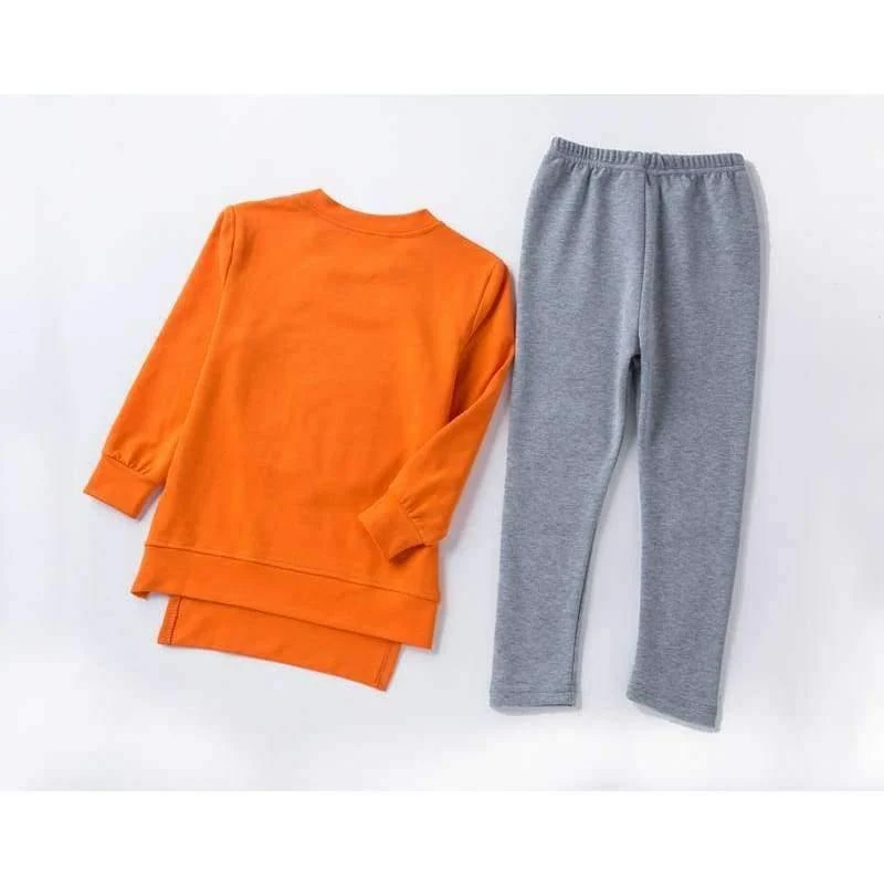 Teenager Mädchen Kleidung Sets Herbst Winter Mädchen Kleidung Set Fuchs T-Shirt + Hosen 2pcs Kinder Mädchen Sport Anzug Kinder Kleidung