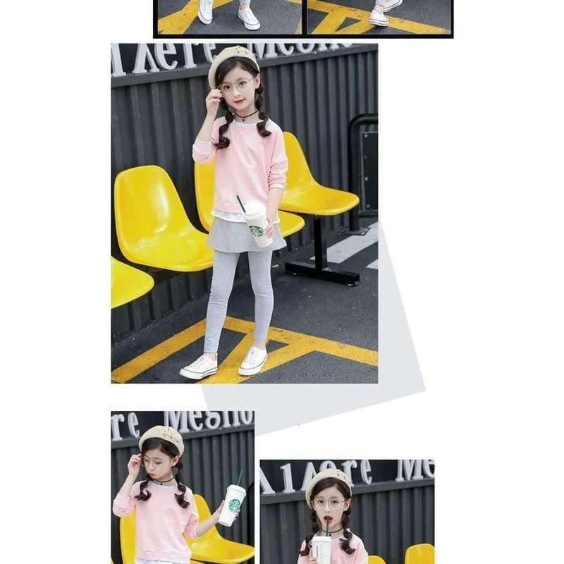 Kinder Mädchen Kleidung Set Herbst Teenager Mädchen Sport Anzug Cartoon Smiley Gesichter Chool Kinder Trainingsanzug 4 ~ 12T Mädchen Kleidung