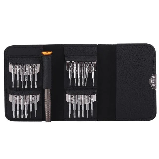 Schraubendreher-Set, 25-in-1, elektronischer Torx-Schraubendreher, Öffnungs-Reparatur-Werkzeug-Set für iPhone, Kamera, Uhr, Tablet-PC