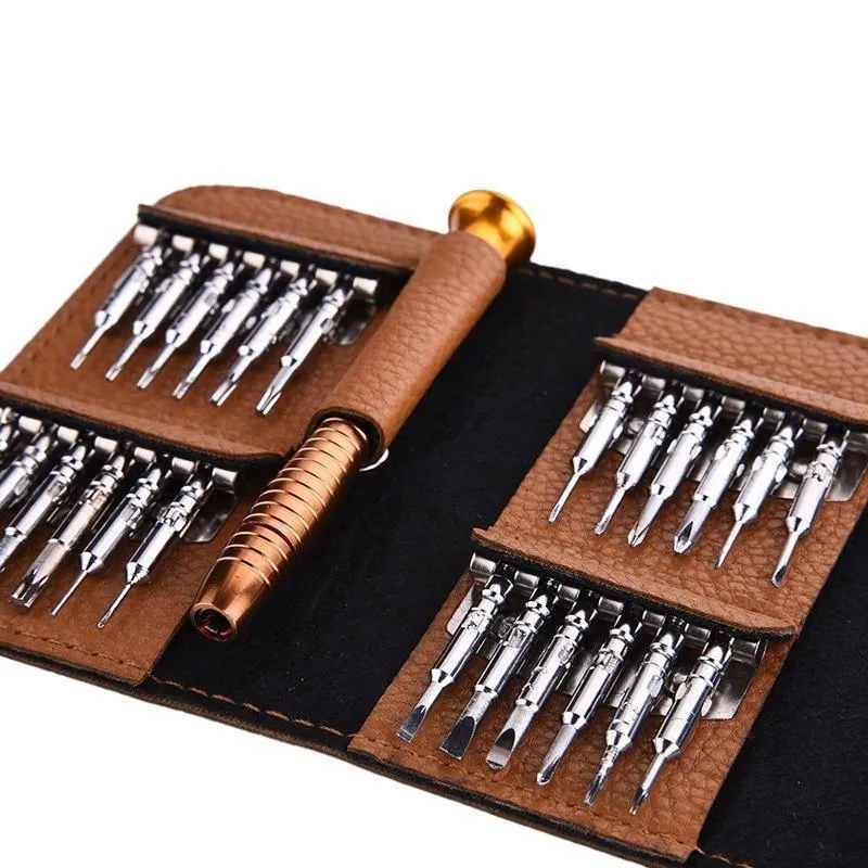 Schraubendreher-Set, 25-in-1, elektronischer Torx-Schraubendreher, Öffnungs-Reparatur-Werkzeug-Set für iPhone, Kamera, Uhr, Tablet-PC